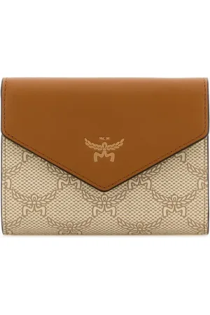 MCM Printed canvas wallet