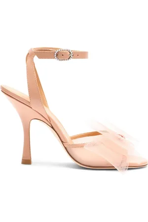 Stuart Weitzman 100mm Blushing Bow sandals