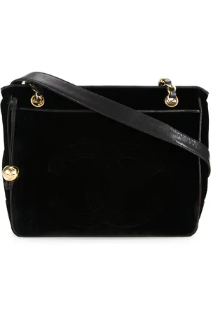 CHANEL Velvet shoulder bag