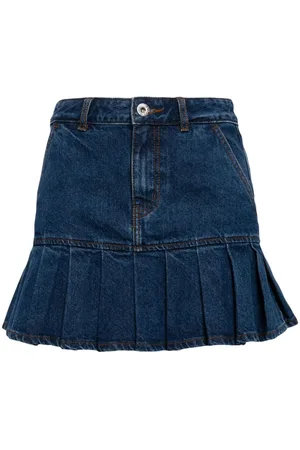 Chocoolate Pleated hem mini skirt