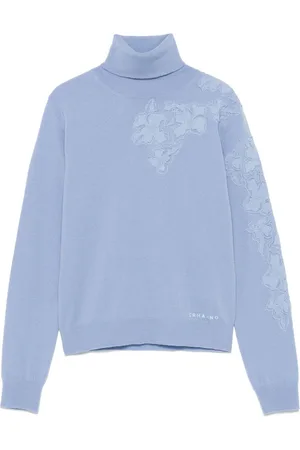 Ermanno Firenze Lace-detailing sweater