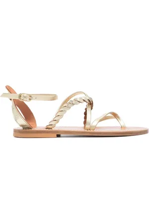 K jacques Malouine metallic strappy sandals