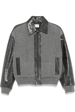 Claudie Pierlot Leather bomber jacket