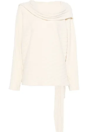 Claudie Pierlot Detachable-scarf sweater