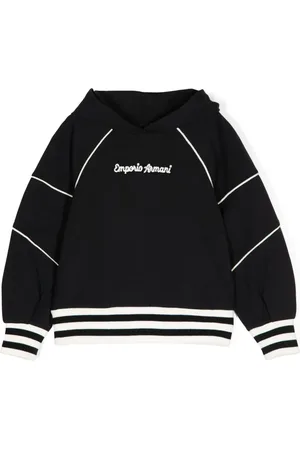 Emporio Armani Logo-embroidered hoodie