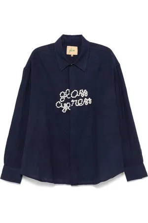 Glass Cypress Faux-pearl detail shirt