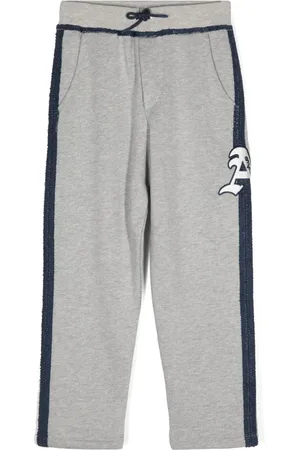 Emporio Armani Logo-patch trousers