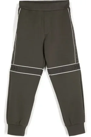 Emporio Armani Logo-straps trousers
