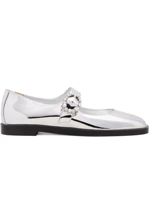 Stuart Weitzman Loralei Crystal ballerina shoes
