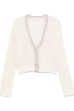 Liu Jo Metallic-detailed cardigan