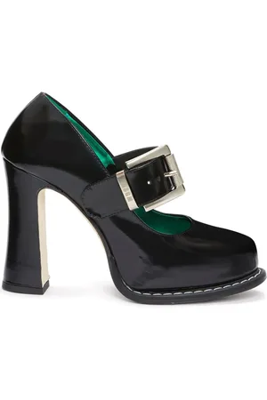 Msgm High-heel buckled pumps