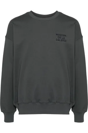 Musium Div. Embroidered-logo cotton sweatshirt