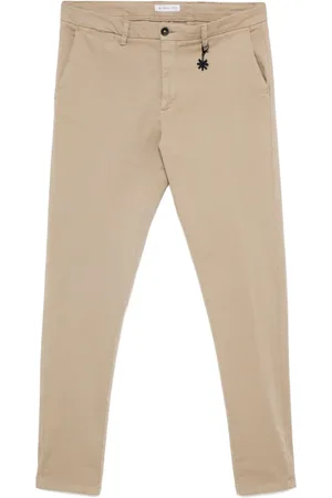 Manuel Ritz Gabardine-weave chinos