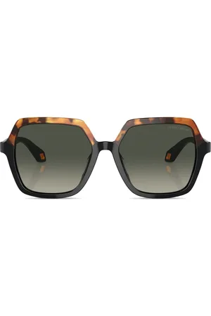Giorgio Armani Gradient-lens oversize-frame sunglasses