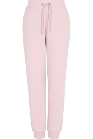 Emporio Armani Logo-embroidered drawstring track pants