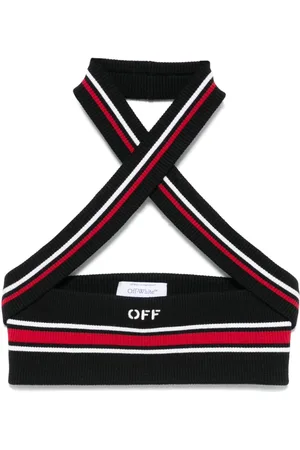 OFF-WHITE Crossover-straps top