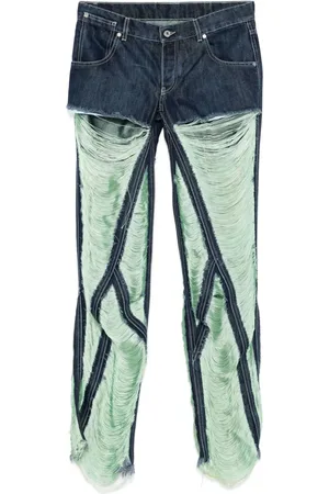 OFF-WHITE Shredded jeans