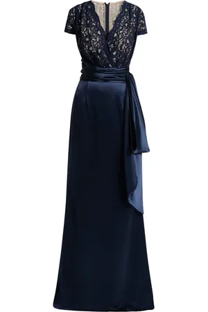 TALBOT RUNHOF V-neck gown