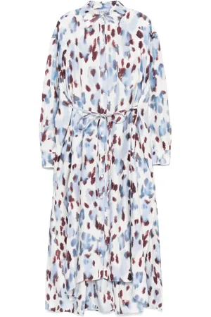 Lanvin Abstract-pattern midi dress