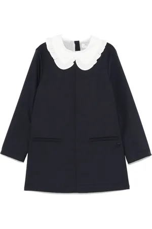 PHILOSOPHY DI LORENZO SERAFINI Contrasting-collar dress
