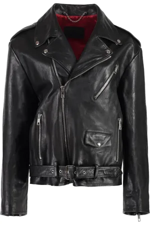 Gucci Oversize biker leather jacket