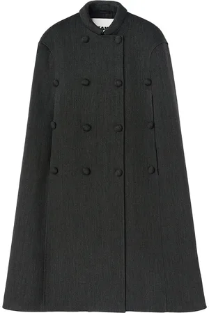 Jil Sander Wool-blend cape