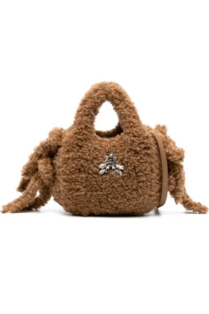 Simone Rocha Embellished baby egg tote bag