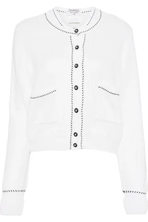 CHANEL 1996 ensemble cardigan sleeveless top