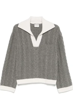 Claudie Pierlot Twisted polo-neck sweater
