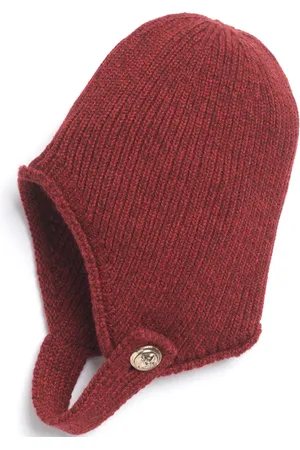 Barrie Strap-detail ribbed beanie