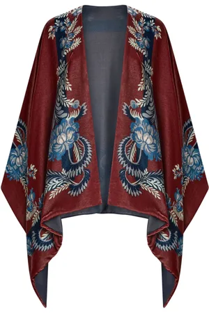 Etro Paisley-print velvet cape