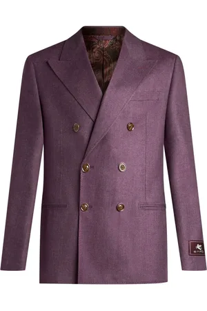 Etro Double-breasted cashmere blazer
