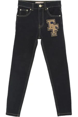 Elisabetta Franchi Logo-patch jeans