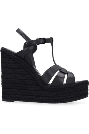 Saint Laurent 140mm Tribute wedge sandals