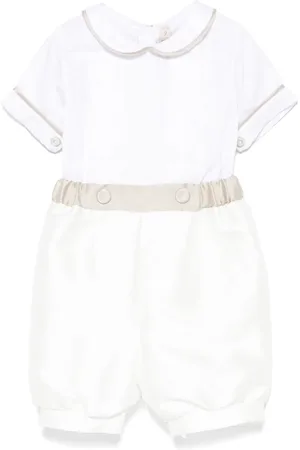 LA STUPENDERIA Monogram-jacquard romper