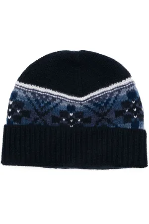 ERIC BOMPARD Fair Isle beanie hat