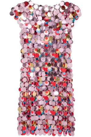 Paco rabanne The Iconic Sparkle Discs mini dress