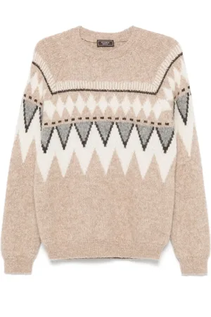 PESERICO SIGN Jacquard-patterned sweater