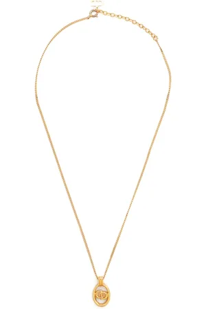 Dior CD logo necklace