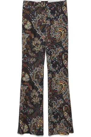 Etro Paisley-print flared trousers