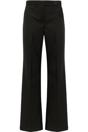 Paul Smith Pressed-crease wool trousers