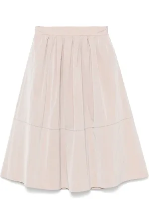 PESERICO SIGN Pleated midi skirt