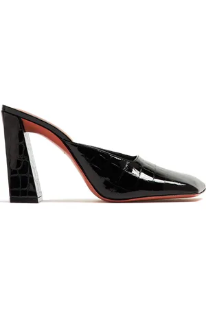 Amina Muaddi 95mm Charlotte mules