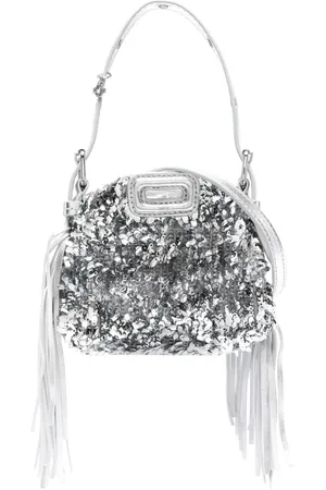 Maje Small sequinned tote bag