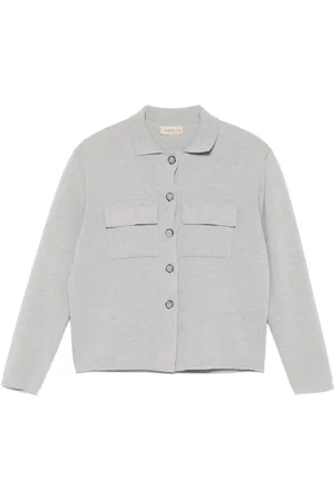 BLANCA Mélange-effect cardigan