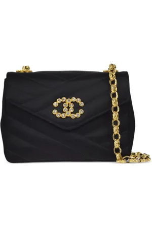 CHANEL 1990 Bias Stitch shoulder bag