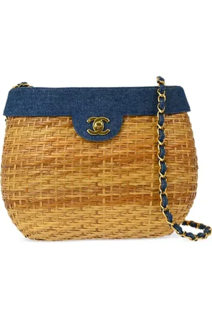 CHANEL 1998 interwoven basket shoulder bag