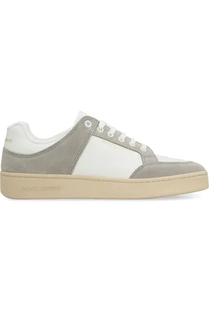 Saint Laurent Panelled lace-up sneakers
