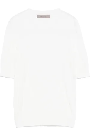 D.EXTERIOR Chevron-knit sweater