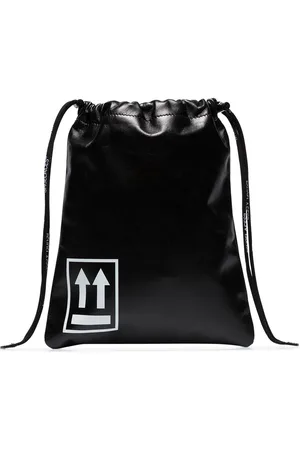 OFF-WHITE Leather Drawstring Bag " "